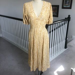 Faithfull the brand Petra Snake Delia Midi Dress